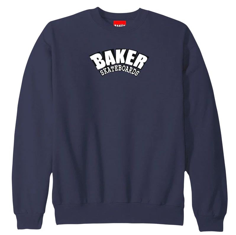 Baker Arch Crew Sweatshirt - Navy