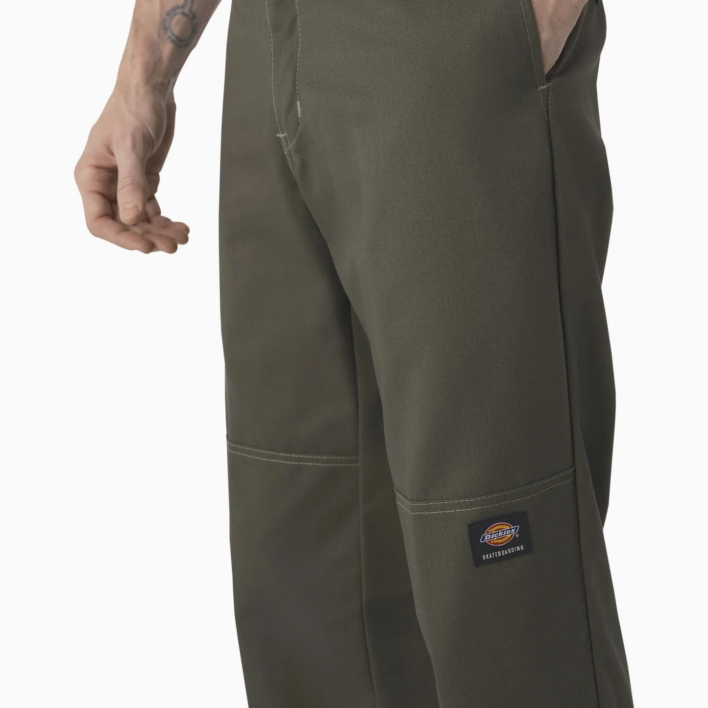 Dickies Skateboarding Double Knee Pants - Olive Green