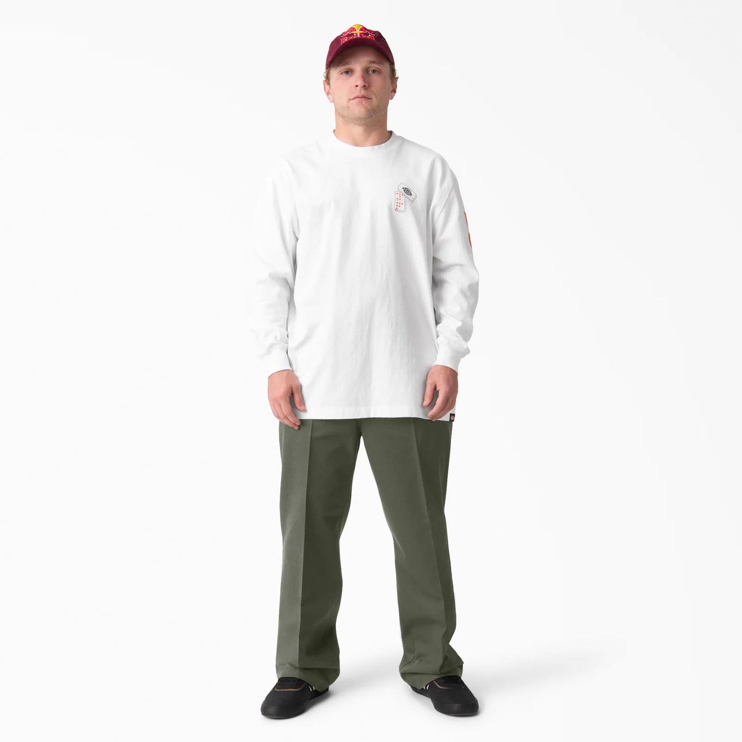 Dickies Jamie Foy Loose Fit Pants - Olive Green