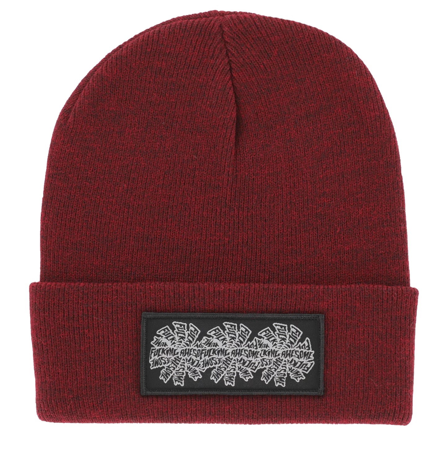 Fucking Awesome Three Spiral Edge Stitch Beanie