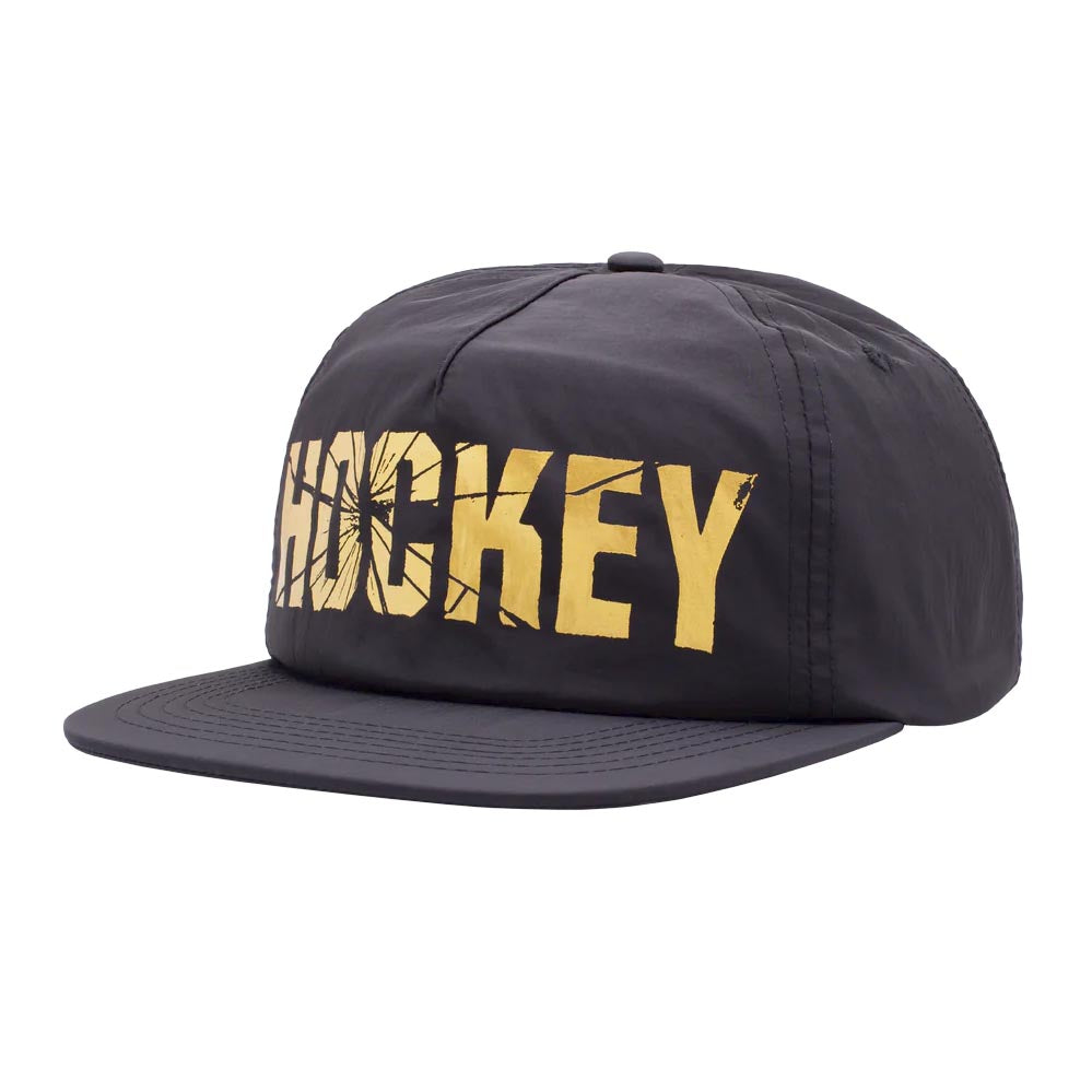 Hockey Shatter Nylon Hat - Black