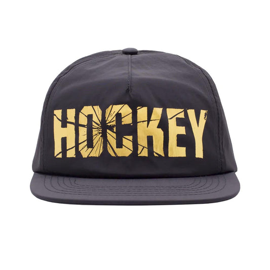 Hockey Shatter Nylon Hat - Black