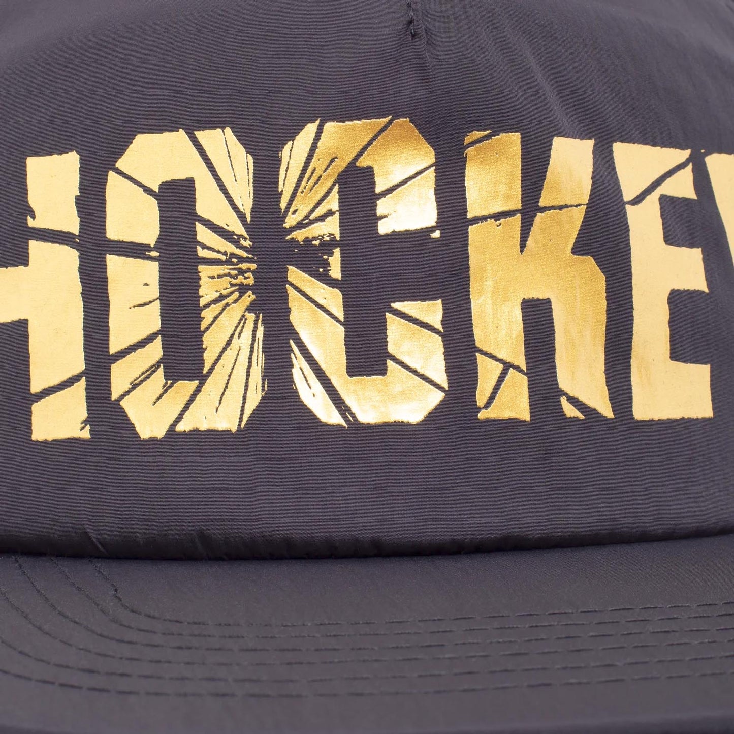 Hockey Shatter Nylon Hat - Black