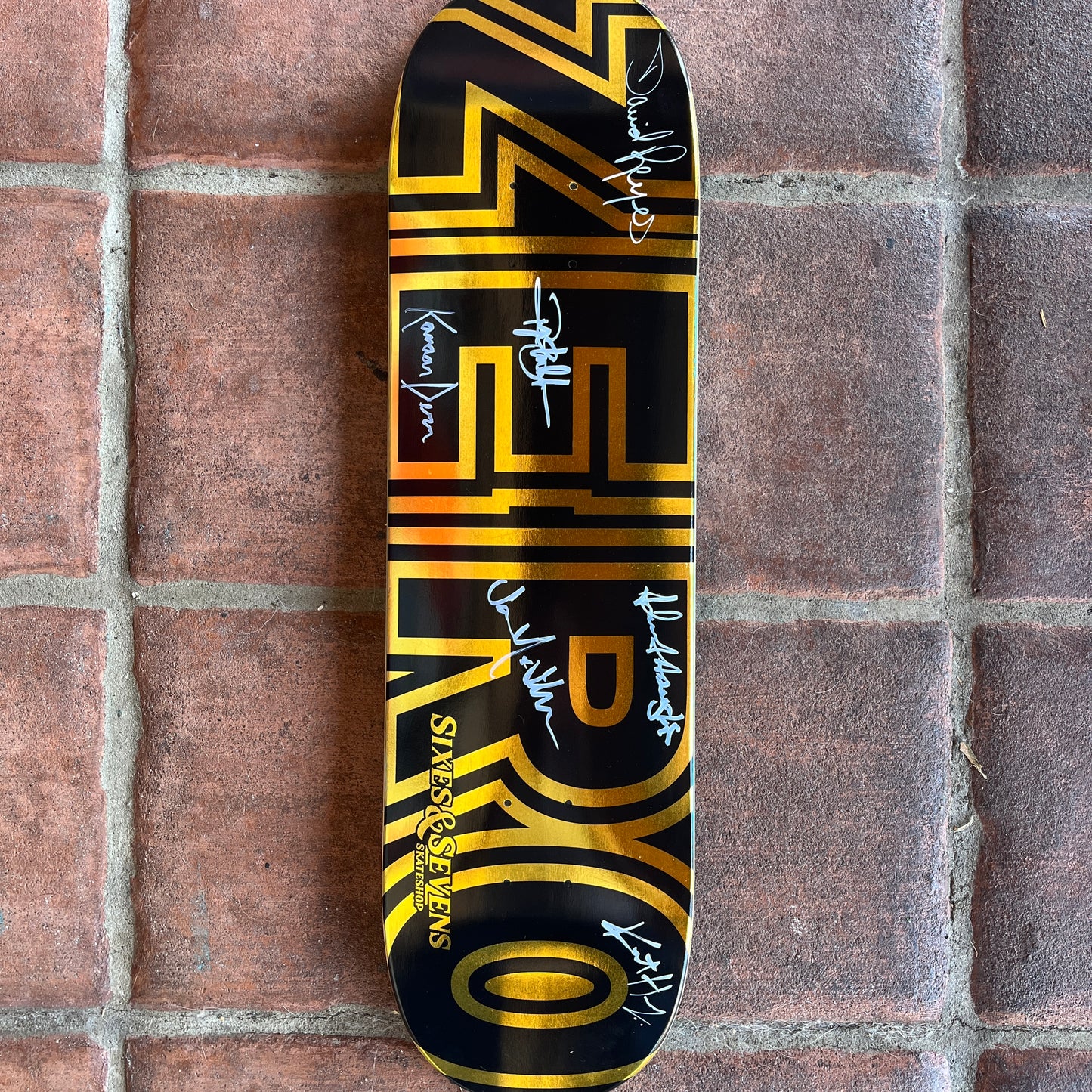 Zero x Sixes & Sevens - AUTOGRAPHED -Classic Bold Logo Deck