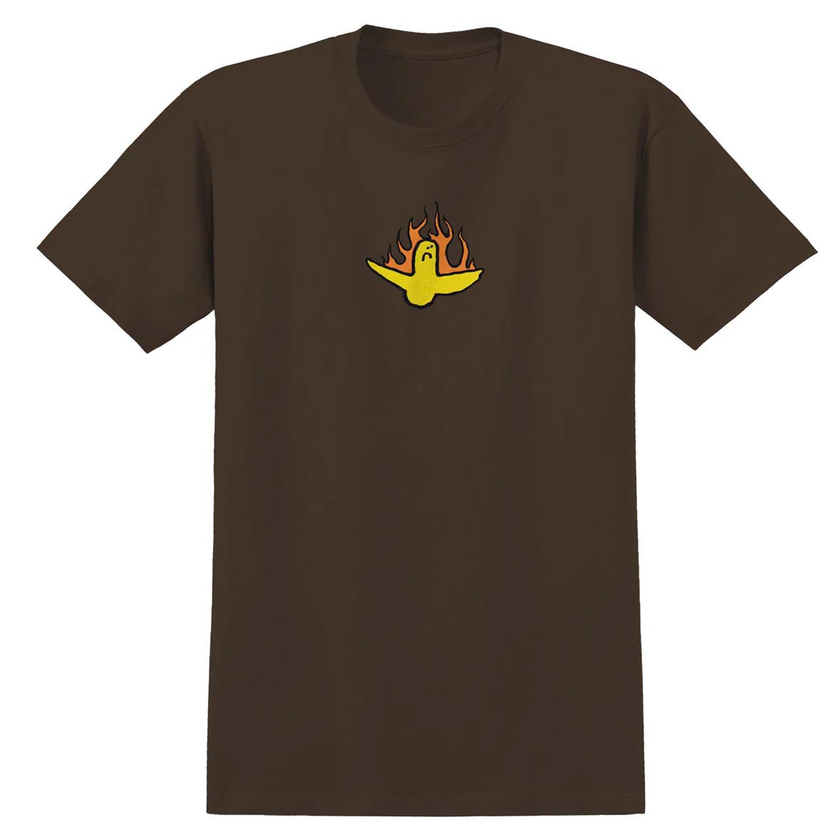 Krooked Fire Bird T-Shirt - Dark Chocolate