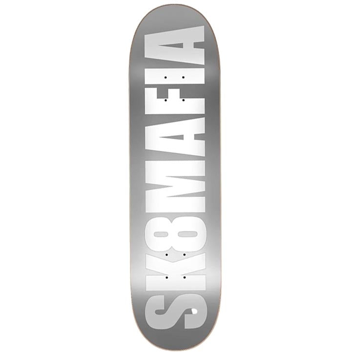 Sk8mafia OG Logo Silver Foil Deck 8.3