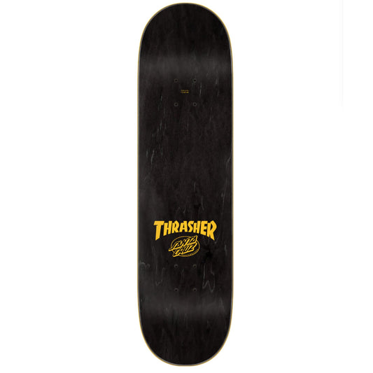 Thrasher Screaming Flame Logo Santa Cruz Skateboard Deck 8.25