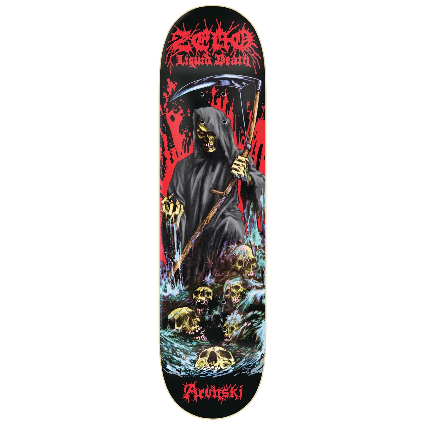 Zero Arunski Liquid Death Deck 8.25