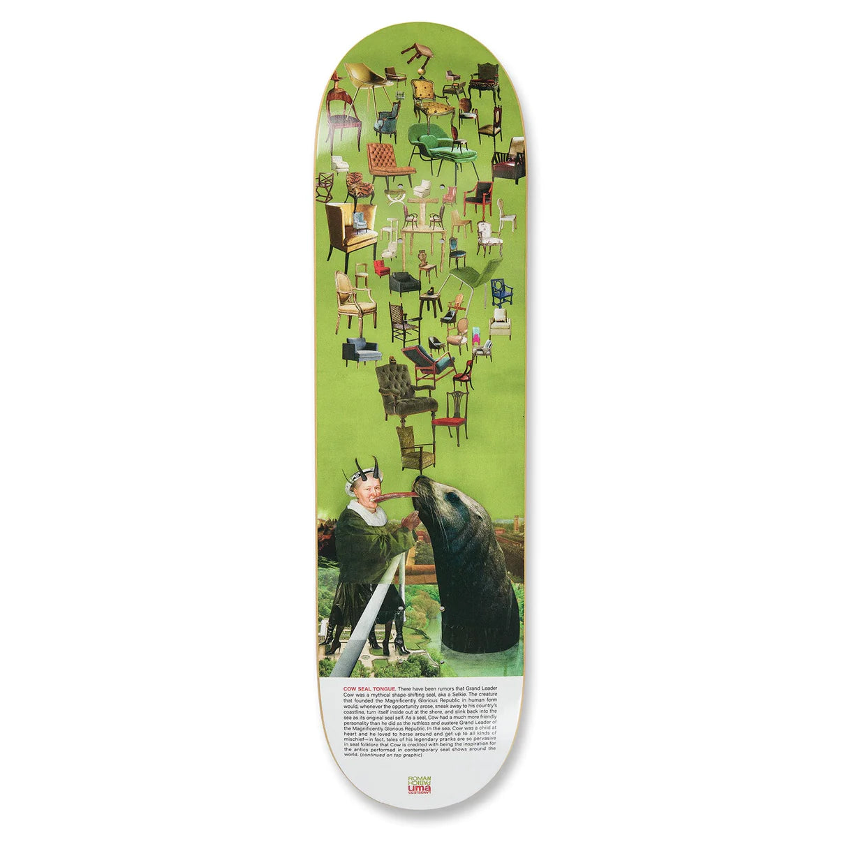 UMA Landsleds Cow Seal Tongue Roman Deck