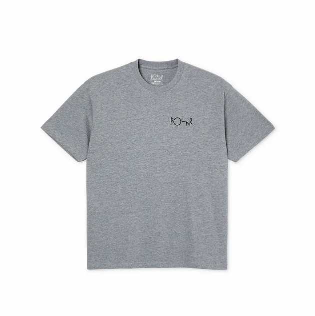 Polar Fill Logo Tee - Heather Grey