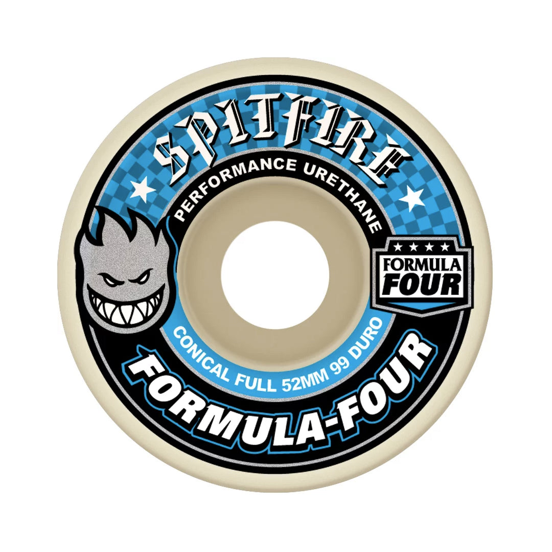 Spitfire F4 99 Conical Full Wheels (Set of 4)