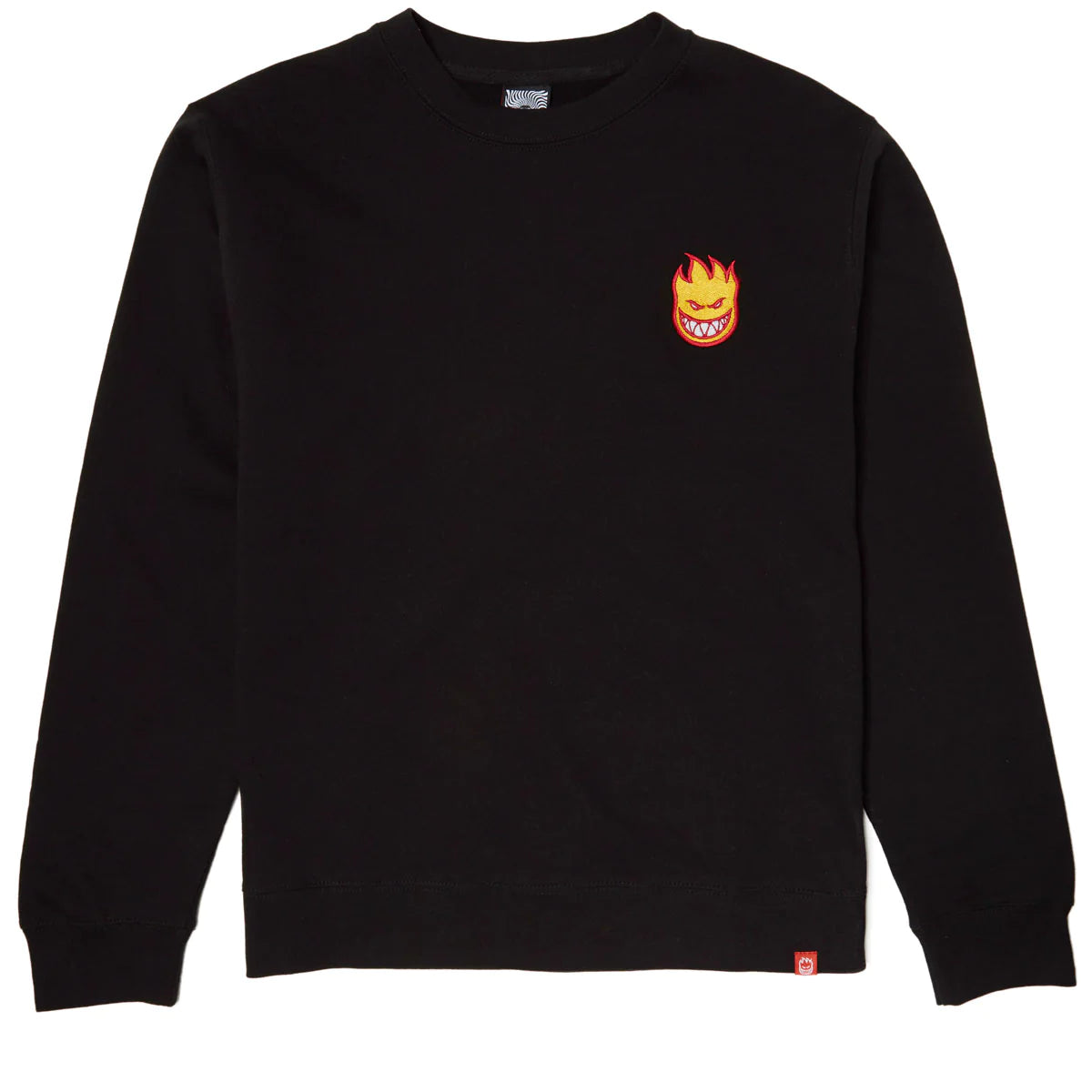 Spitfire Lil Bighead Fill Crew Sweatshirt - Black