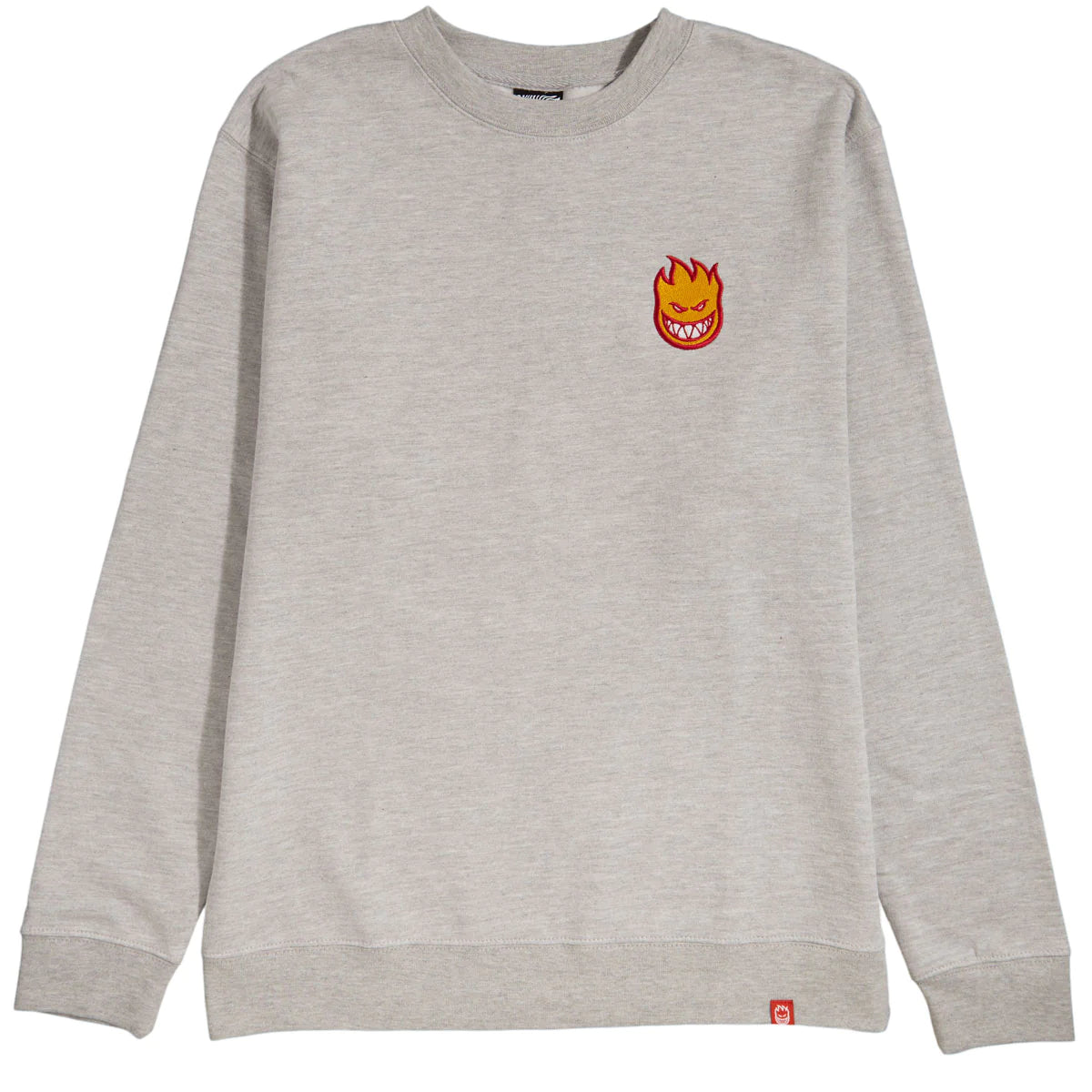 Spitfire Lil Bighead Fill Crew Sweatshirt - Heather Grey