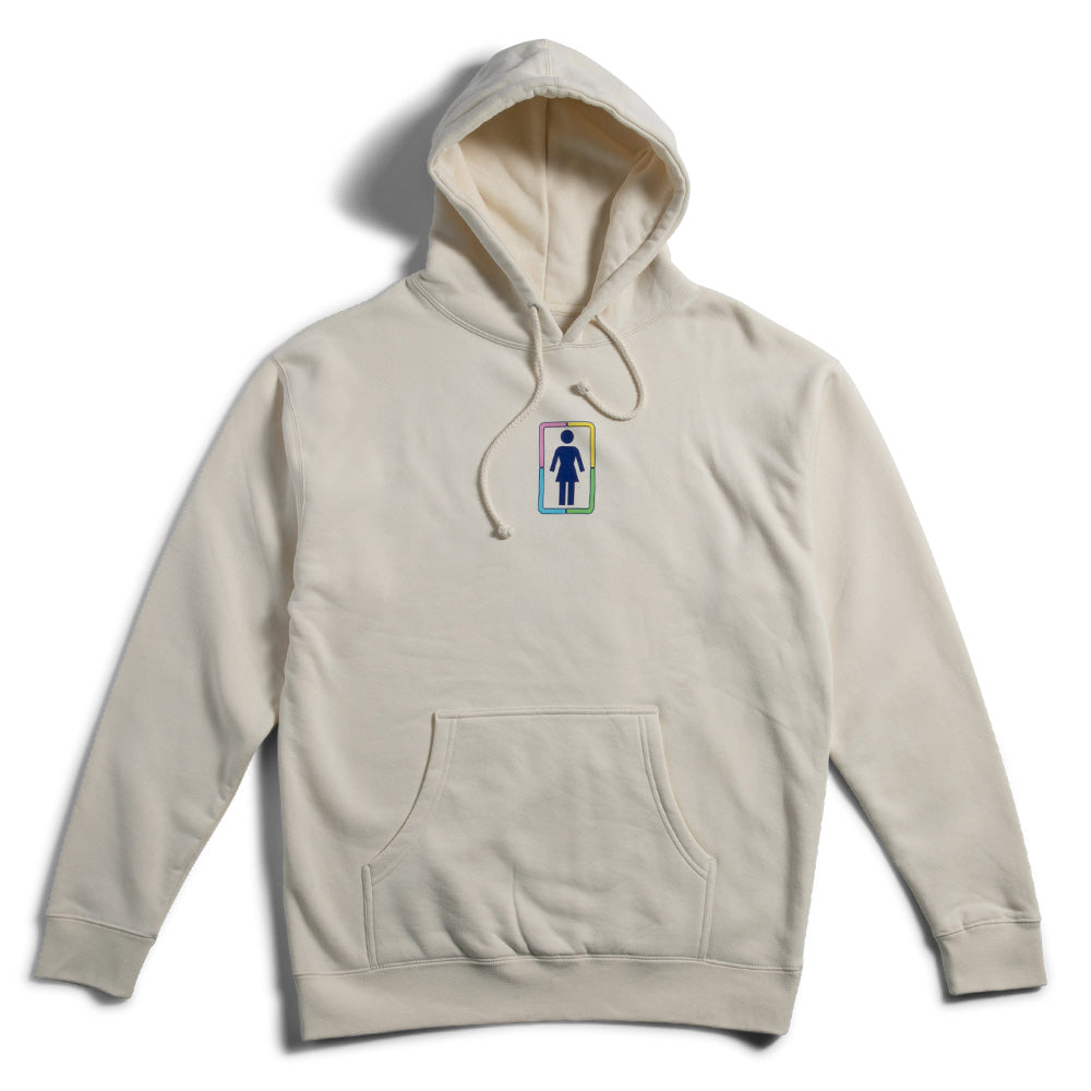 Girl Rainbow Stacked Hoodie