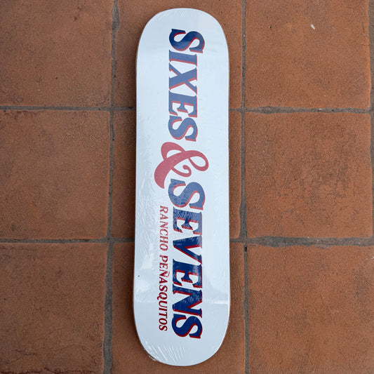 Sixes & Sevens OG Logo Deck - White