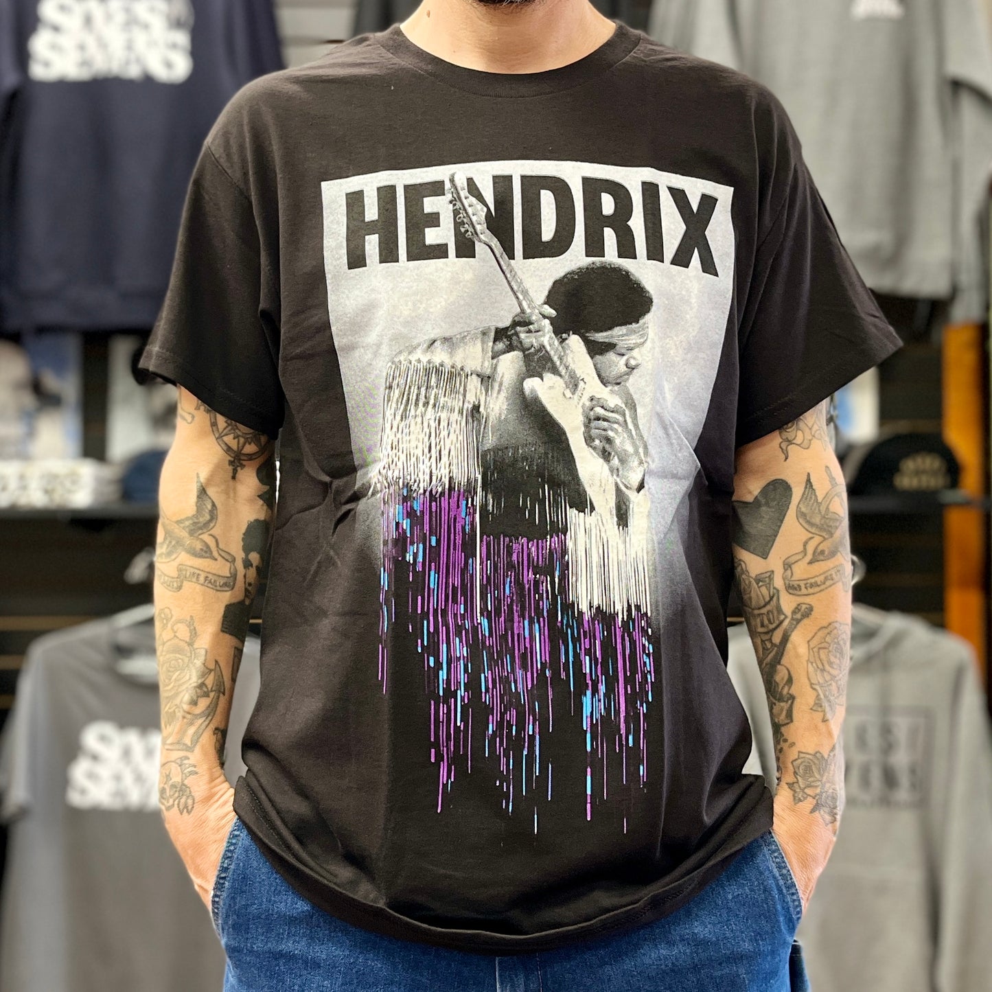 Jimi Hendrix T-Shirt - Pixel Drip