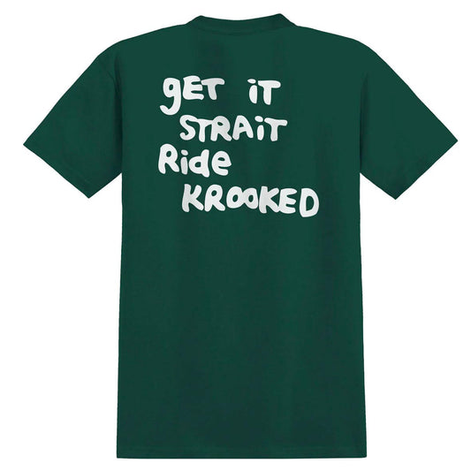 Krooked Strait Eyes T-Shirt - Forest