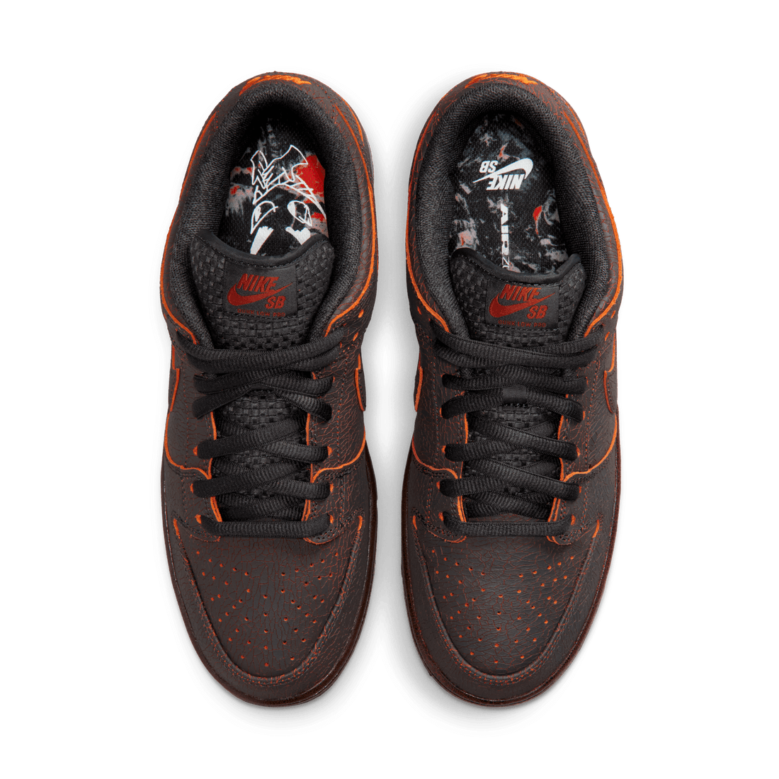 Nike SB Dunk Low Pro Premium "Krampus" Dark Smoke Grey - Campfire Orange - Black HV1668-001