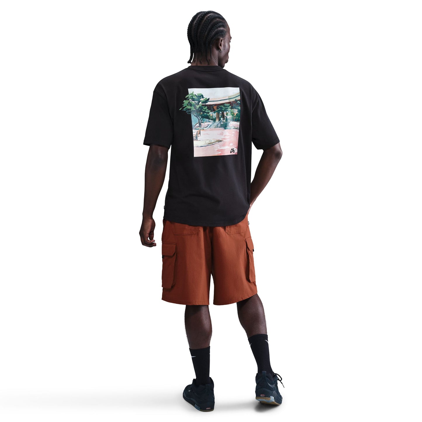 Nike SB Brooklyn Banks Skate Tee Black