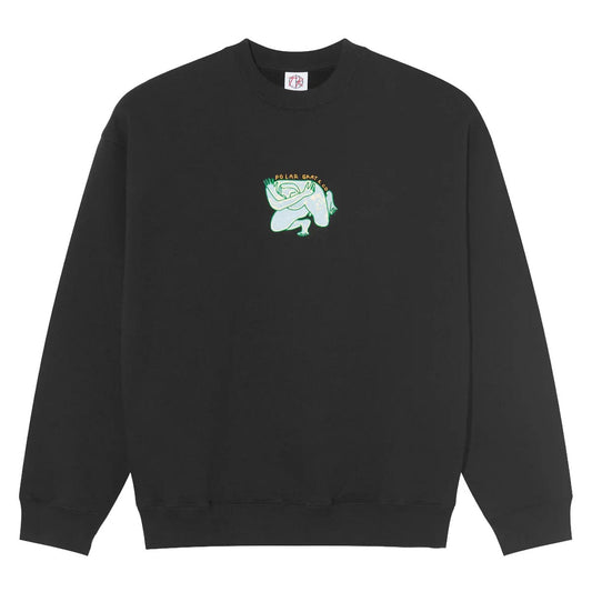 Polar Dave Shy Bow Sweatshirt - Black