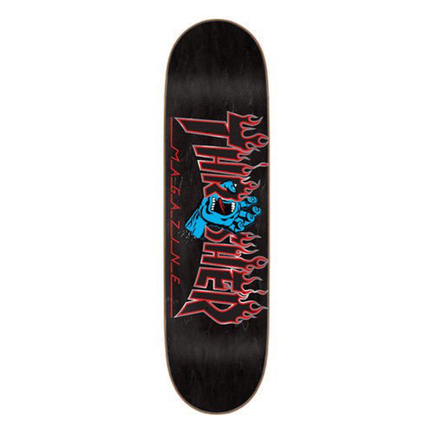SANTA CRUZ x THRASHER Screaming Flame Logo 8.25 - Plateau de skateboard SANTA CRUZ x THRASHER Screaming Flame Logo 8.25 - Plateau de skateboard