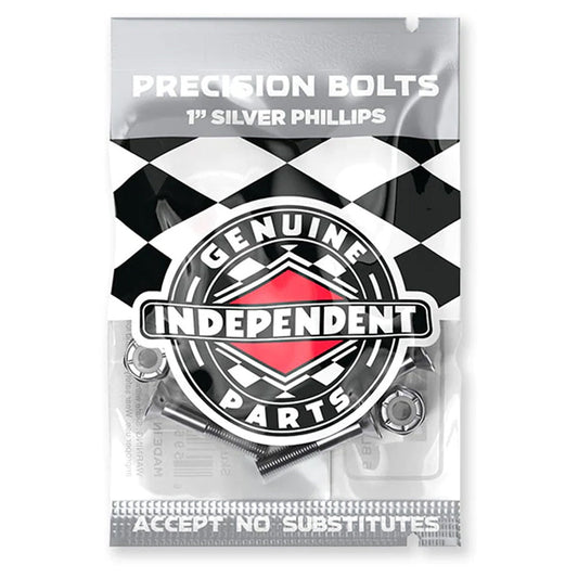 Independent 1 Inch Bolts - Silver