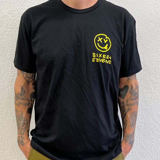 Sixes and Sevens - All Smiles T-Shirt Black