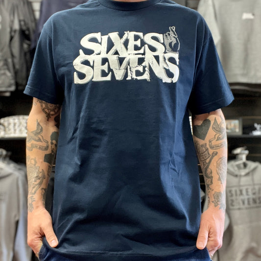 Sixes and Sevens - Good Luck T-Shirt - Navy