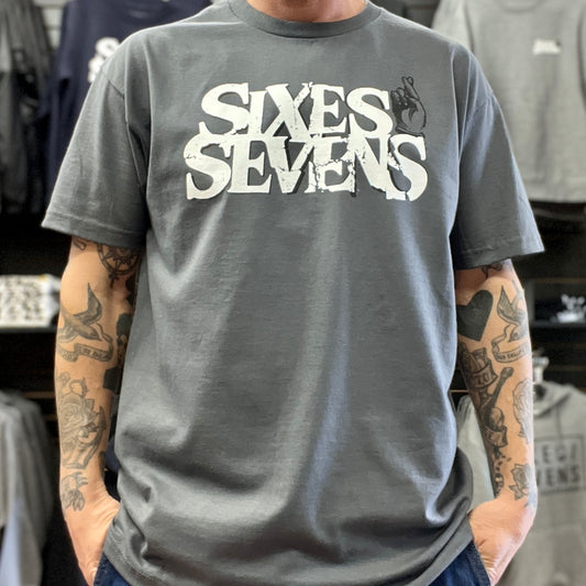 Sixes and Sevens - Good Luck T-Shirt - Charcoal