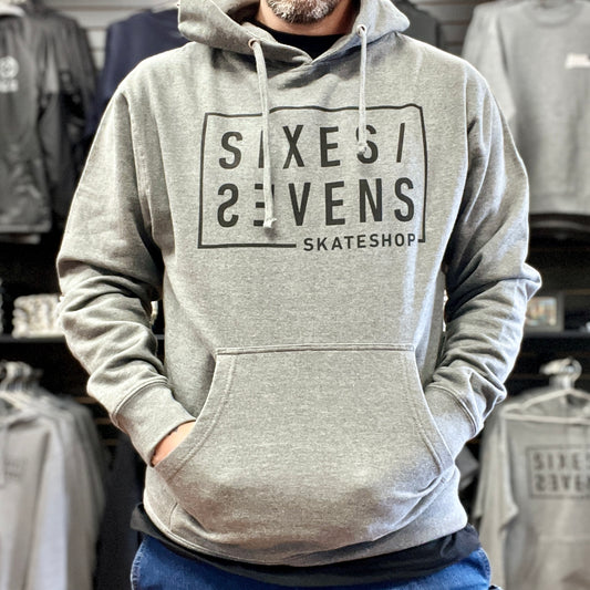 Sixes and Sevens - Staple Logo Hooded Sweatshirt
