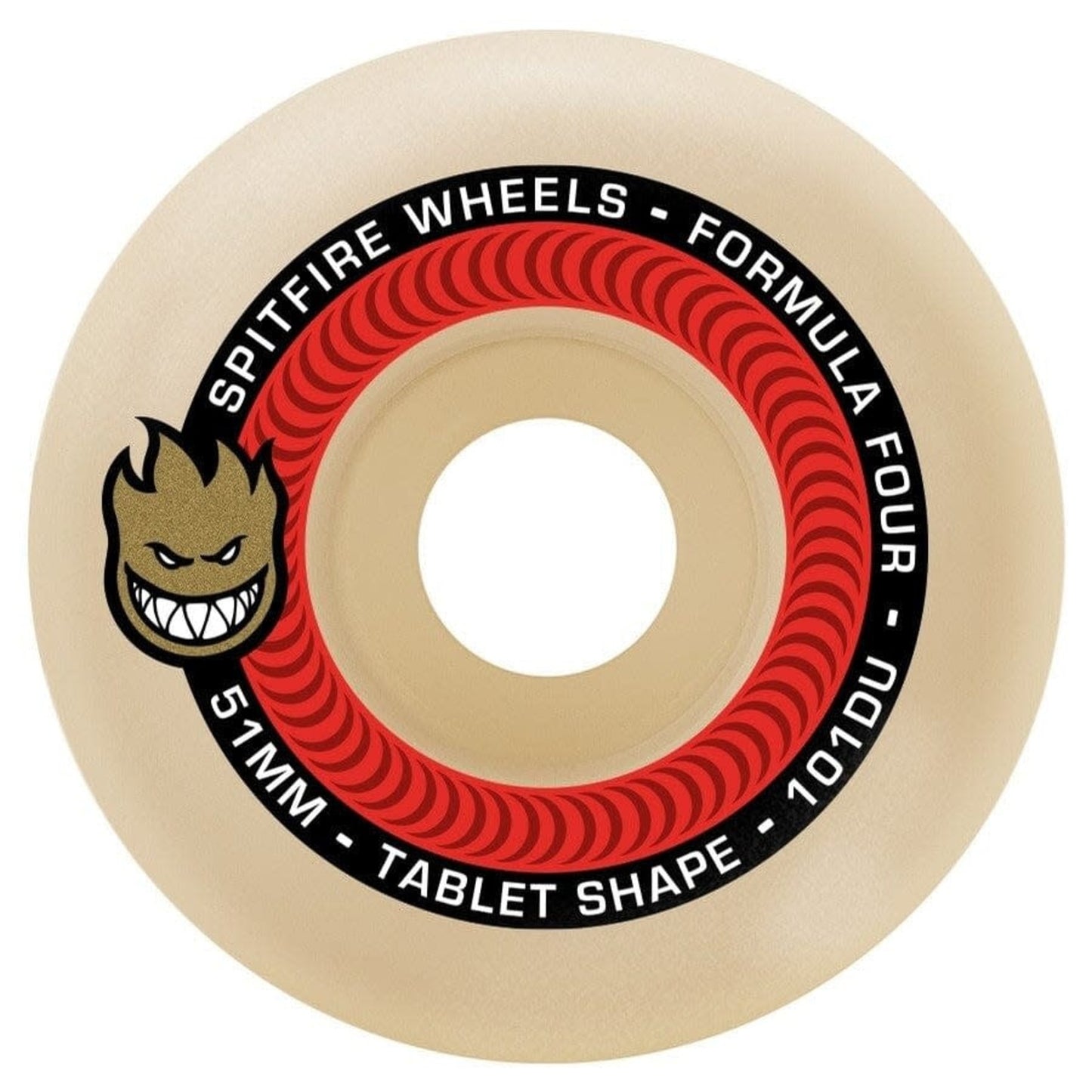 Spitfire F4 101 Tablet Wheels (Set of 4)